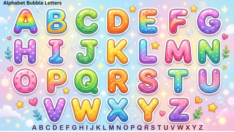 Alphabet Bubble Letters Easy Steps, Styles & Tips for Beginners