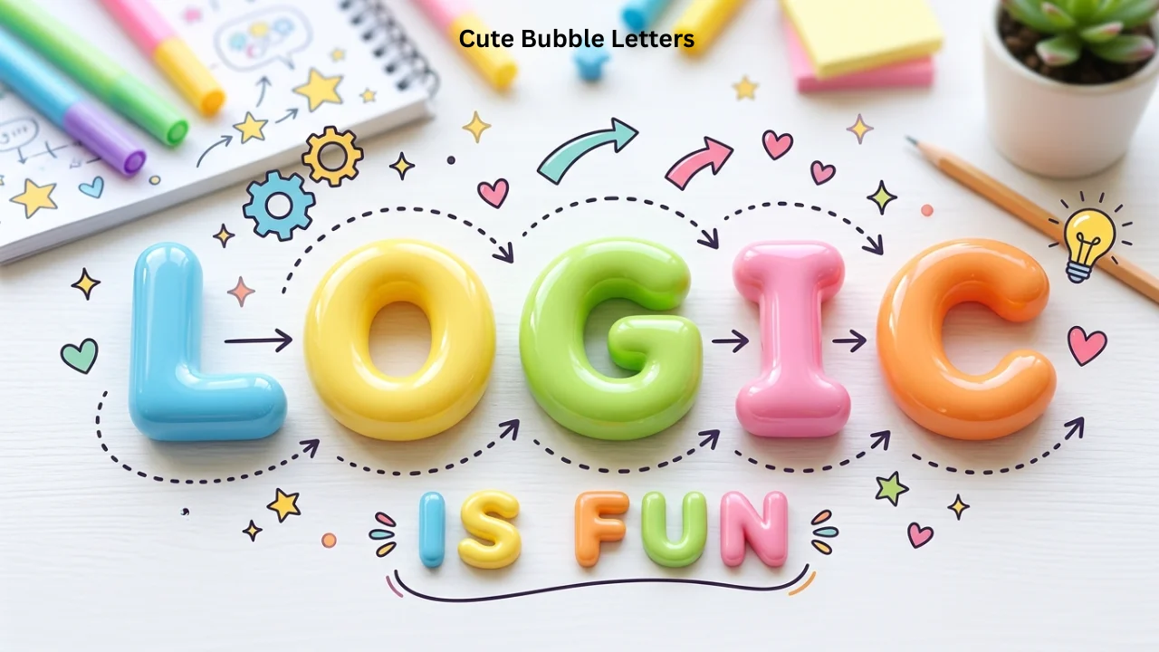 Cute Bubble Letters Easy Step-by-Step Guide for Beginners